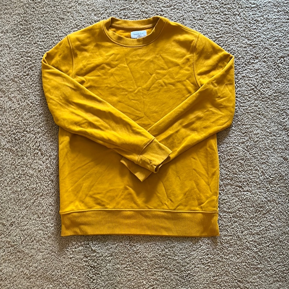 Goodfellow & Co. Mustard Yellow Crewneck Sweatshirt